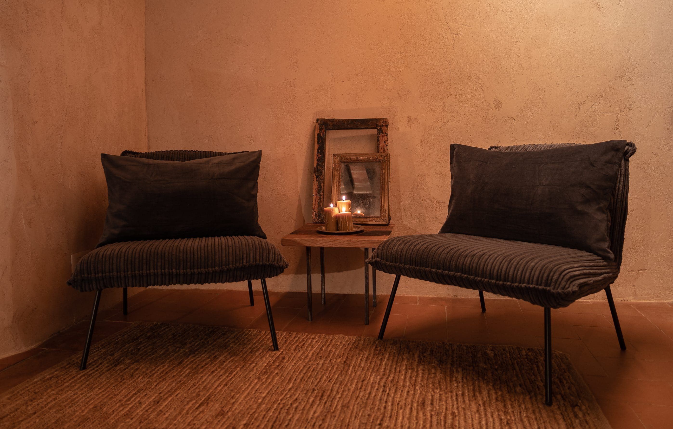 Borgo di Sotto Toscana Montefollonico Italy Accommodation Sitting Nook