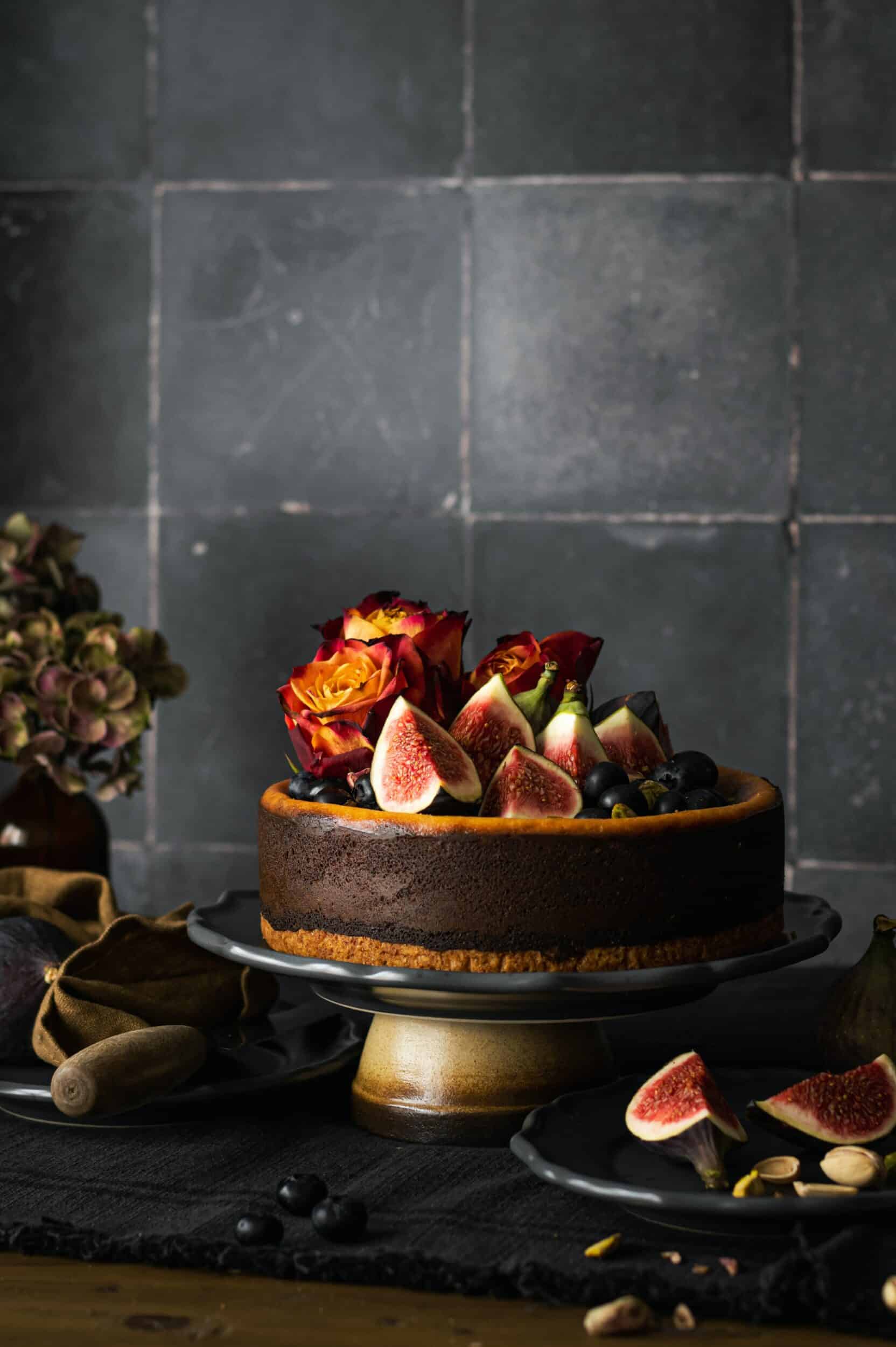 Fresh Organic Fig Cake Tuscany Italy