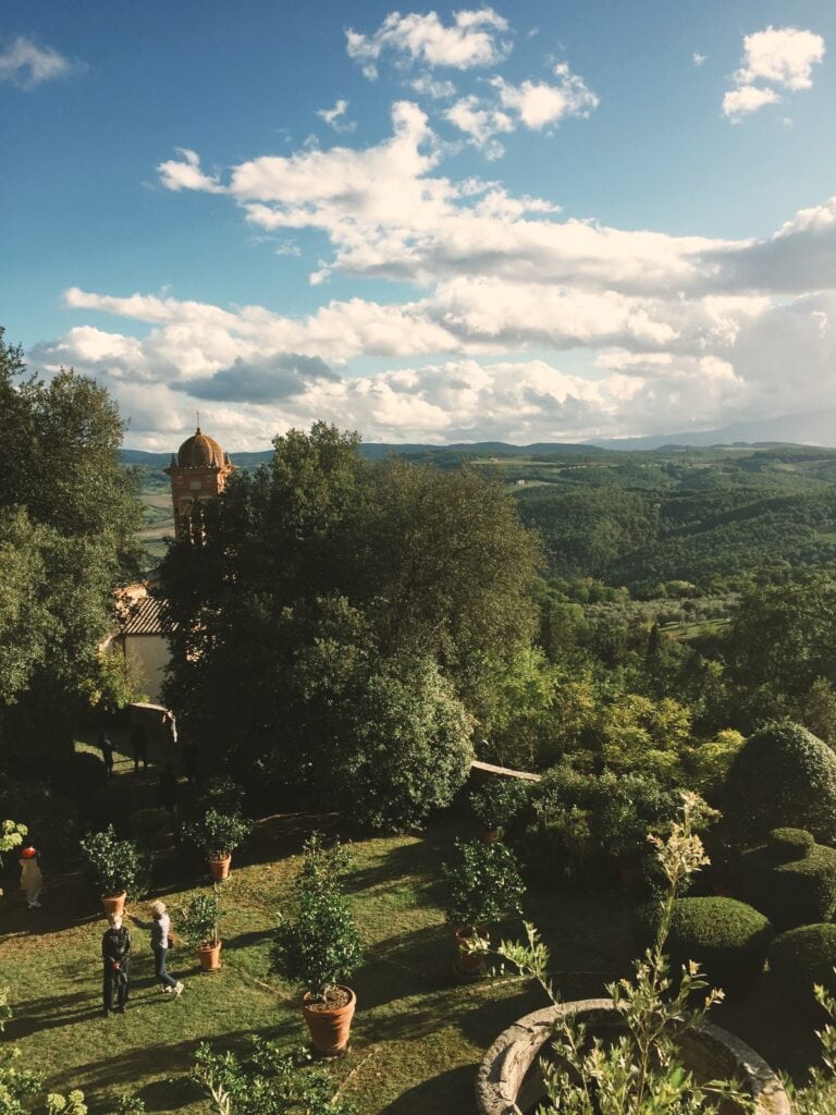 Montefollonico-Tuscany-Castle-Gardens