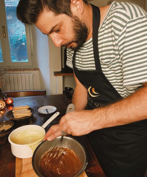 Nicco Cooking Zuppa Inglese Dolce in Tuscany