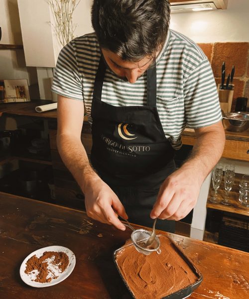 Nicco Cooking in Tuscany Zuppa Inglese